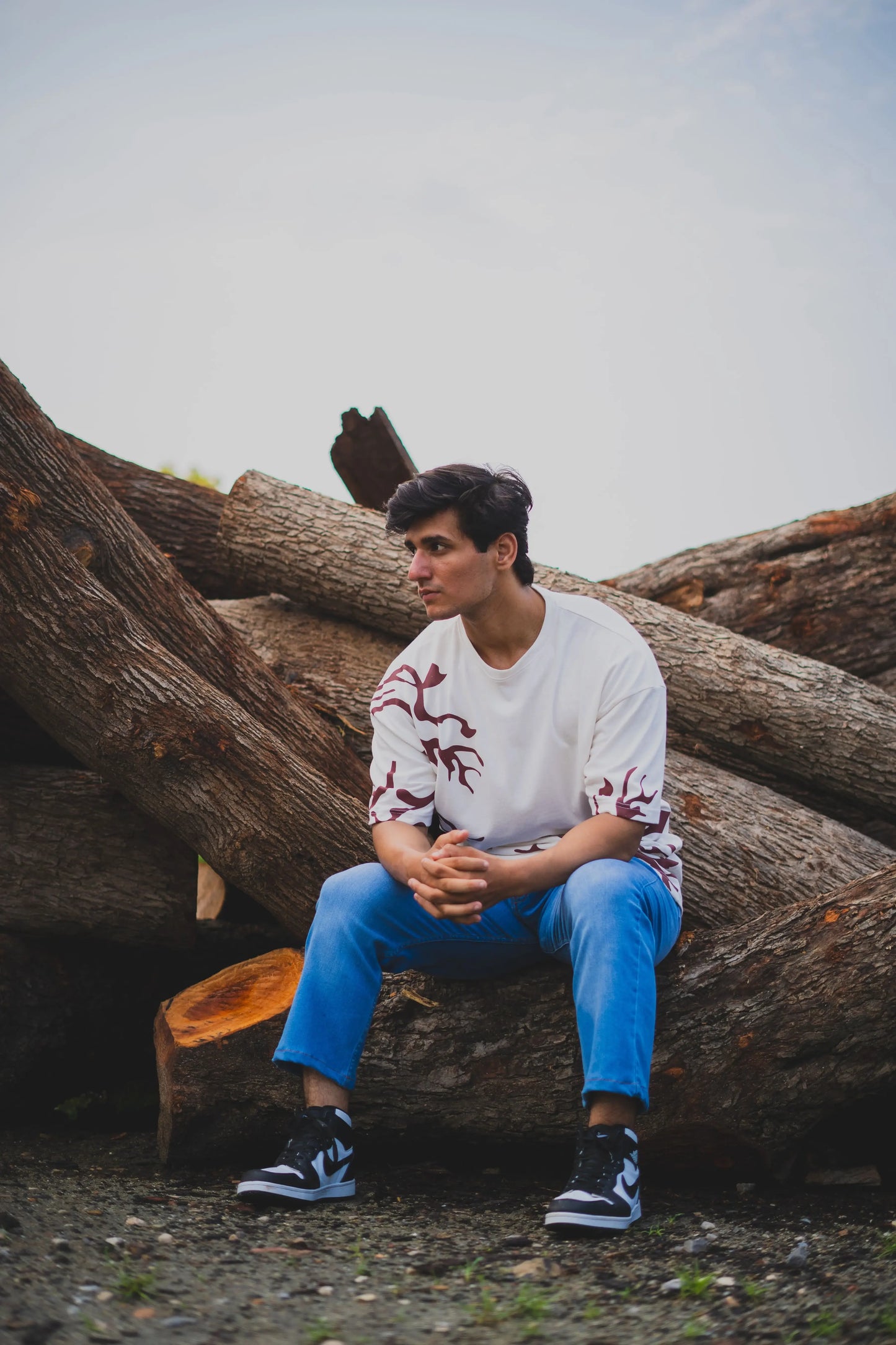 Rooted Rhapsody Oversized Tee - Off White